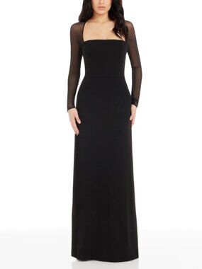 Dress The Population Maxwell Dress Black Formal Holiday Party Gala Size XS NWT